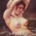 LA BAIGNEUSE Gustave Courbet, grand amateur de