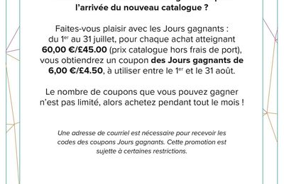 Les jours gagnants...