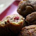 Semaine pâte de pistache (2) : les muffins pistache-framboise-pignons