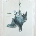 Edouard Travies, quatre gravures des séries «Musée du chasseur» & «La vènerie. Souvenirs de chasse»