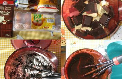 Fondant au chocolat  (recette tupperware)