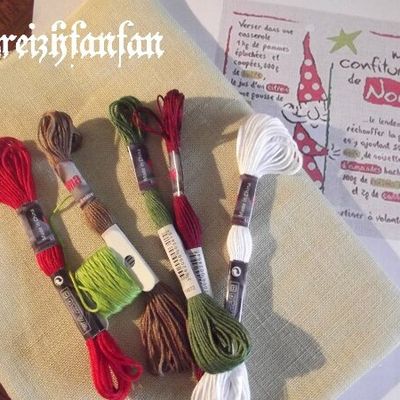 SAL confiture de Noël : les fournitures