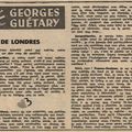Le Courrier du Coeur de Georges Guétary. 24 juin 1947