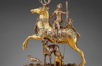 Diana and the Stag, Joachim Friess, ca. 1620, Augsburg