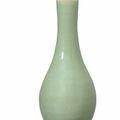 A small Longquan celadon vase, Yuan dynasty (1279-1368)