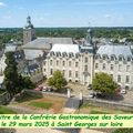 33ème Chapitre de la Confrérie Gastronomique des Saveurs Angevines