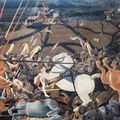 La Bataille de San Romano de Paolo Uccello aux Offices à Florence (Italie) et au Louvre à Paris (France)
