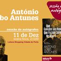 Sessão de Autógrafos - 11 de Dezembro - António Lobo Antunes