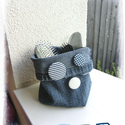 Cousette vite faite : le panier jean's 