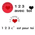 Badges Saint-Valentin gratuits