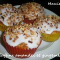 Muffins amandes et gingembre