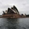 L'opéra de Sydney sous la grisaille