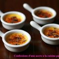 Crème brûlée Roquefort-noix