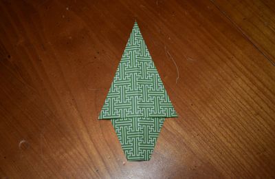 Sapin en origami 