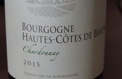 domaine Chevrot 2015 hautes cotes de beaune chardonnay