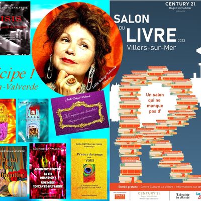 Joëlle Ortega-Valverde au Salon du livre de Villers sur Mer
