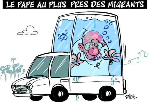 Pape et migrants