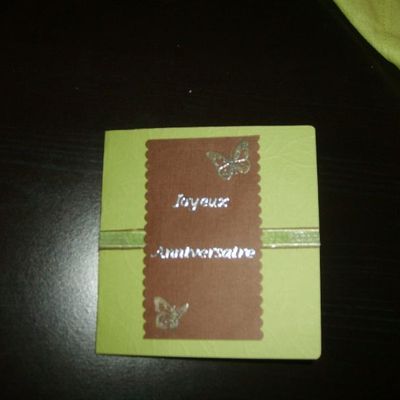 Carte d'anniversaire