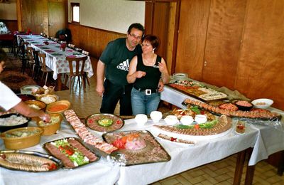 partie de pêche organisée par Claudine et Manfred 