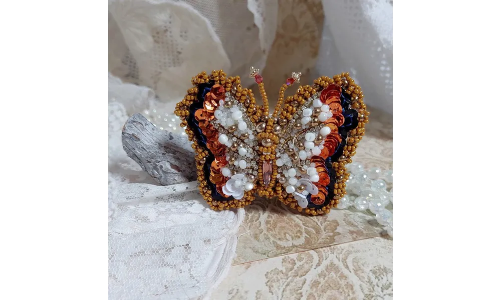 Broche Papillon Topaz