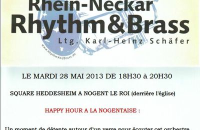 Concert gratuit de jazz avec une formation allemande le 28 mai à Nogent-le-Roi