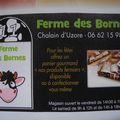   Chalain D'Uzore 42600 Joyeuses Fête 2017 avec les panier gourmand  Ferme des Bornes produits  fermiers