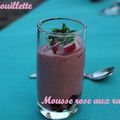 Mousse rose aux radis