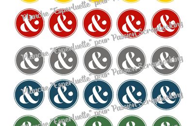 Planche d'esperluettes à télécharger et à imprimer
