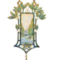 An Art Nouveau opal, enamel and pearl pendent necklace, by Georges Fouquet