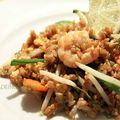Riz frit aux crevettes et aux légumes