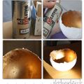 DIY coupelles chics en bandes pl?trées