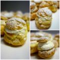 Mini choux aux deux crèmes