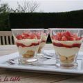 Tiramisu aux fraises... et en verrine!