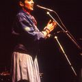 Joan Baez à Verdun, en Meuse, le 12 mars 1988