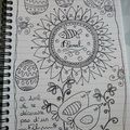 Bujo : ma page d'avril