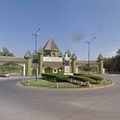Rond-point à Nuevo Laredo (Mexique)
