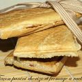 Façon panini au chorizo et fromage à raclette