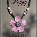 Collier fleur Poppy