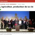 "L'agriculteur, producteur de sa vie" Bernadette Dumont La Montagne Centre France