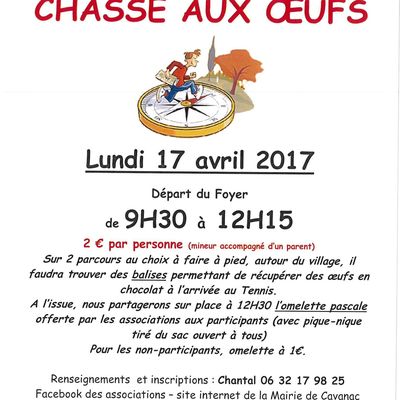 CHASSE AUX OEUFS
