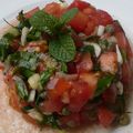 Tartare de tomates « cœur de bœuf »