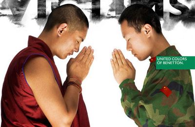 Publicité Benetton JO 2008 - Chine-Tibet