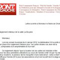 Cholet : Lettre ouverte au maire - salles publiques