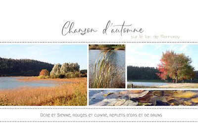 Chanson d'automne sur le lac de Remoray