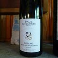 Paul Ginglinger : Riesling Pfersigberg Ortel 2014, Cornas : Clape 2006, et Saint Emilion : Larcis Ducasse 2011