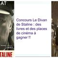 Concours Le divan de Staline : des livres et des places de cinéma à gagner !!