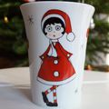 Mug de Noël personnalisé