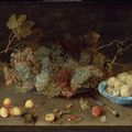 Isaak Soreau (German, active in second quarter, 17th century), Still Life with Grapes on a Platter