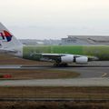 Aéroport: Toulouse-Blagnac: MALAYSIA AIRLINES:Départ HAMBOURG: AIRBUS A380-841: F-WWSU: MSN:78.