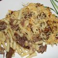 Gratin de macaroni au canard